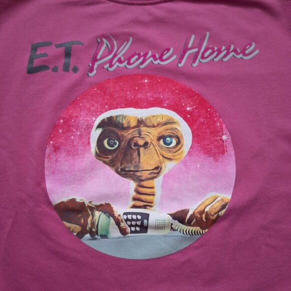 E.T. Phone Home Pink Long Sleeve Top - Picture 2 of 6